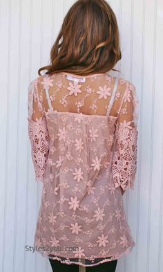 Got to love the sheerness of the back! AP Expressions Silk Blouse In Peach Feminine Lace Patchwork Top For Summer, Feminine Lace Top With Lace Patchwork For Summer, Spring Lace Patchwork Tops, Feminine Spring Lace Top, Lace Tops With Lace Work For Spring, Feminine Spring Blouse With Lace Sleeves, Chic Lace Top With Floral Embroidery, Feminine Fitted Lace For Summer, Chic Lace Work Top For Spring