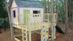 Outdoor Playhouse Plans, Childrens Playhouse