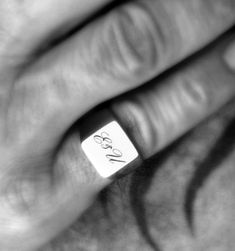 Signet ring,made of 14 karat gold plated brass or Sterling silver. Modern classic design that fits both men and women. Please let us know what letters you want to engrave at checkout. Men Signet Ring, Ring Initial, Big Boi, Silver Pendant Lighting, Ring Square, Gift Husband, Gift Boyfriend, Signet Ring Men, Engraved Ring