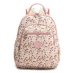 Style: Urban Simplicity Material: Nylon Fashion Element: Flowers, Stitching Closure Type: Zipper Occasion: Leisure Travel Features: Burden Reduction Alabama Hoodie, Cute Backpacks For School, Flower Cloth, Nylon Flowers, Backpack Outfit, Bag Designs, College Bags, Fancy Bags