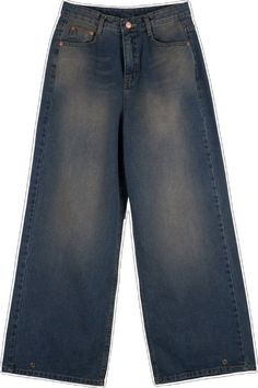 Trendy School Jeans With Pockets, Trendy Medium Wash Bottoms For School, Classic Washed Blue Bottoms, Classic Blue Washed Bottoms, Trendy Blue Bottoms For School, Trendy Denim Jeans For School, School Denim Bottoms In Medium Wash, School Denim Bottoms Medium Wash, Medium Wash Denim Bottoms For School