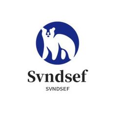 the logo for swindself is shown in blue and white with an image of a dog on it