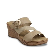 Good Choice-Odalis Wedge Sandal Warm days call for summery style, so add to your collection with the Good Choice Odalis sandal. This wedge pair sports textured touches for a sharp highlight, while the lightweight construction and cushioned footbed ensure comfort underfoot. Wedge Sandal, Wedge Sandals, The Good, Wedges, Sandals, Sports