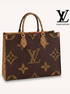 Gender: Women Brand: LOUIS VUITTON Product Name: On The Go MM Monogram Tote Bag Brown Bags Alora Code: 70517242 Color: brown Composition: Canvas Origin: France Features: Leather Strap Clip closure Designer Style ID M45321 Fabulous 50, Onthego Mm, Mm Monogram, Monogram Tote Bags, Monogram Tote, Brown Bags, Luxe Fashion, Designer Style, Bags Designer Fashion