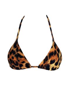 001 Classic Leopard Print Triangle Bikini Top | Tinye Swimwear Triangle Swimsuit Top, Animal Instinct, Miami Swim Week, Triangle Swimsuit, Swimwear Fashion, Swimsuit Tops, Beach Style, Cheetah Print, New Shop