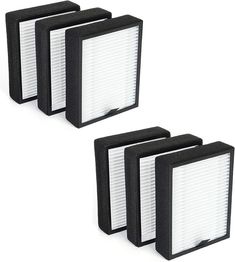 three air filters sitting next to each other