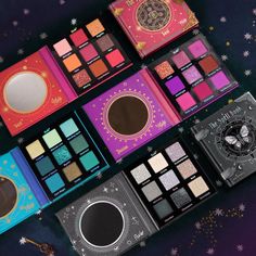 Cast a spell on your makeup routine with this mesmerizing palette that features captivating shimmers and bewitching dark hues! The Spell Book Palette is perfect for achieving a mystical look as its expert craftsmanship allows for a seamless and blendable application, making it a must-have for unleashing your inner magic. Step up your beauty game and embrace your mystical powers with this spellbinding palette. Bewitching Variety: This pigmented palette features a mix of shimmery and matte shades that will cast a perfect spell on your eyes. Smooth and Blendable Eyeshadow: Crafted with a smooth and blendable formula, this palette allows for seamless transitions between shades. Transform your look with ease and precision, every time. Net Wt. 10.8 g / 0.38 US oz Cruelty Free • Paraben Free • Ve Goth Eyeshadow Palette, Eyeshadow Pallettes, Potpourri Display, Goth Eyeshadow, Artist Tips, Makeup Artist Tips, Cast A Spell, Dramatic Style, The Spell