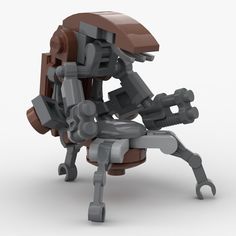 B2 Battle Droid, Lego Droideka, Lego Battle Droid, Lego Design Ideas, Lego Decorations, Star Wars Minifigures, Lego Army, Star Wars Accessories, Micro Lego