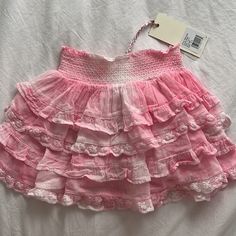 Brand New. Sweet Tiered Skirt With Ruffles, Sweet Tiered Ruffle Skirt, Cute Summer Mini Skirt, Sweet Summer Bottoms With Ruffles, Sweet Ruffled Bottoms For Summer, Sweet Ruffled Summer Bottoms, Sweet Ruffled Mini Skirt, Sweet Ruffled Mini Skirt For Spring, Summer Tiered Mini Skirt