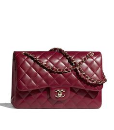 Chanel Handbags Classic, Moda Chanel, Red Chanel, Chanel Couture, Couture Mode, Classic Handbags