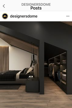 an image of a bedroom setting on instagram