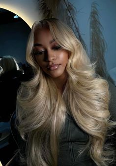 Brown Skin Blonde Hair, Earthy Tattoos, Braided Hairstyles For Black Women Cornrows, Weave Styles, Blonde Hair Girl, Long Hair Color