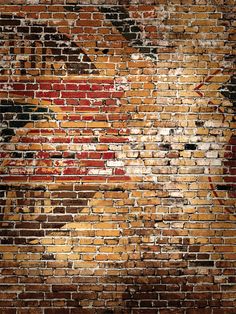 Vintage Urban Graffiti Brick Wall Photography Backdrop - Photography backdrop featuring a rustic brick wall with faded graffiti in muted reds Brick Wall Aesthetic, Brick Wall Photography, Rustic Brick Wall, Portable Backdrop, Brick Wall Backdrop, Rustic Brick, Wall Photography, Street Style Aesthetic, Backdrop Photography