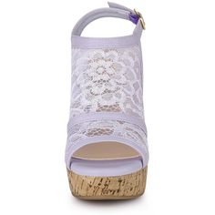 These funky lace wedge-heeled sandals from spot on are just the thing to take you from day to night. Dress them down with a pair of shorts and a pink vest top, or dress them up with a black maxi dress. The options are endless. You can simply pair it with your jeans or shorts, or pair it with your dress to make a fresh look. It will be great to wear them to travel or go out. Lace Wedges, Pink Vest, Platform Wedge Heels, Wedges Sandals, Espadrilles Platform, Footbed Sandals, Slingback Sandals, Open Toe Shoes, Platform Heel