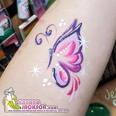 Butterfly Face Paint, Arm Painting, Butterfly Face, Wrist Tattoos For Women, Face Painting Designs, Crazy Makeup