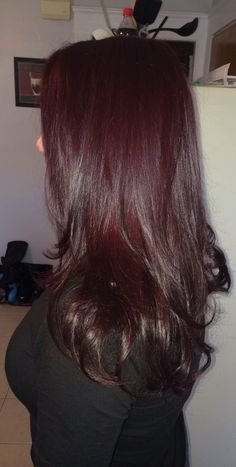 Pelo Color Vino, Burgandy Hair, Wine Hair Color, Cherry Red Hair, Plum Hair, Wine Red Hair, Red Hair Inspo, Cherry Hair