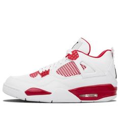 Looking for a sneaker that will make you stand out from the rest? Then check out the Air Jordan 4 Retro ‘Alternate 89’! This sneaker is part of the Air Jordan ‘Alternate Collection’ and features a design based on the Chicago Bulls’ home uniform. The white and red colorway is sure to turn heads, while the comfortable construction will make this sneaker your go-to choice for all day wear. (AJ4/SNKR/Men's/Atlanta/High Top/Basketball) Low-top Jordan Shoes With Rubber Waffle Outsoles For Sports, Sporty Air Jordan 4 With Boost Midsole And Lace-up, White Sole High-top Air Jordan 4, Sporty Air Jordan 4 Mid-top Breathable, Sporty Breathable Air Jordan 4 Mid-top, Sporty Air Jordan 4 Mid-top With Cushioned Footbed, Air Jordan 4 Boost Midsole High-top, Air Jordan 4 High-top With Rubber Sole, Air Jordan 4 For Light Sports With Cushioned Footbed