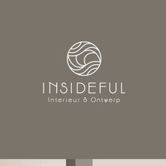 the logo for an interior and furniture store, insidefull is shown in three different colors