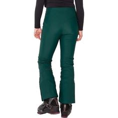 Warm, comfortable, and stylish, Halfdays' soft-shell Emma Pant feels great at the resort with its stretchy, fleece-lined, and waterproof fabric. Alpine Green, Snow Pants, Soft Shell, Waterproof Fabric, Feeling Great, Capri Pants, Pants For Women, Clothes For Women, Pants