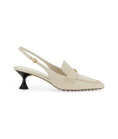 Tory Burch Leather Sandal | italist American Fashion Designers, White Pumps, Feminine Aesthetic, Goat Leather, Sneaker Wedge, Slingback Pump, High End Fashion, Nappa Leather, Bridal Shoes