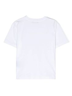 White cotton T-shirt featuring front logo, short sleeves, crewneck Composition: Cotton, 100% | Balmain T-shirts And Polos White Kids | SS24 Balmain Blazer, Kenzo Kids, Stella Mccartney Kids, Double Breasted Blazer, Luxury Shop, French Design, Couture Collection, T-shirt Polos, White Shop