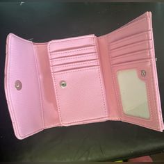 Nwt Unused Really Pretty Pink Wallet Snaps Closed And Inside Compartment Zipper Is Broken Steve Madden Wallet, Pink Wallet, Steve Madden Bags, Pretty Pink, Cute Pink, Kate Spade New York, Pretty In Pink, Steve Madden, Wallets