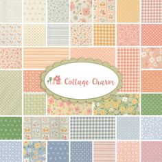 the cottage charm collection is shown in many different colors