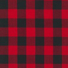 a red and black checkered fabric