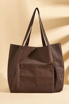 Carry your essentials in style with our Coffee Brown Woven Tote. This spacious and durable tote features a rich coffee brown hue and a classic woven design, making it perfect for everyday use or beach outings. Product code: CAC12F4H006HH Features:  Material: 100%POLYESTER. Brown Solid Color Tote Bag, Everyday Brown Canvas Bag With Double Handle, Brown Canvas Bag With Double Handle For Everyday, Brown Double Handle Canvas Bag For Everyday, Casual Brown Canvas Shoulder Bag, Casual Brown Canvas Bag, Casual Brown Canvas Bag For Daily Use, Casual Brown Cotton Canvas Bag, Trendy Brown Canvas Bag With Large Capacity