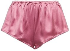 Feminine Pink Satin Bottoms, Summer Satin Pajama Shorts For Loungewear, Satin Bottoms For Summer Loungewear, Summer Satin Loungewear Bottoms, Summer Satin Bottoms For Loungewear, Satin Pajama Shorts For Summer Loungewear, Feminine Satin Bottoms For Summer, Satin Shorts For Spring, Spring Satin Shorts