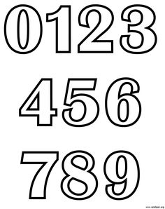 the numbers are black and white, but they have no numbers on each one side