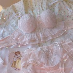 Princess Lingerie, Pastel Lingerie, Lingerie Aesthetic, Kawaii Princess, Deer Doll, Orange Pink Color, Lingerie Cute, Satin Evening Gown, Pastel Sky