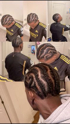 #braids #ideas #love #heart #tresses #coeur #idée #amour Cornrows With Heart, Male Braids, Boy Braids, Hair Twists Black, Braids Men