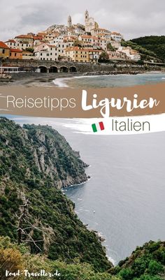 an italian town with the words reiestips lignien italien