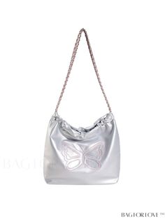 BagForLove - Chic Summer Shoulder Bag with Stunning Butterfly Pattern Product Description Color Silver Magnetic Yes Type Bucket Bag Strap Type Top Handle Pattern Type Plain Closure Type Magnet Composition 100% Polyurethane Material PU Leather Details Pictures Similar Products h2 { text-align: center; } /* æ¢è¡ */ li{ white-space: normal; word-break: break-all; word-wrap: break-word; } .red-box { width: 100%; display: flex; flex-direction: row; flex-wrap: wrap; justify-content: center; } .red-box > div { width: 190px; height: 250px; margin: 10px; } .red-box > div > a > img { width: 190px; height: 250px; } .size-box { width: 100%; margin: auto; white-space: nowrap; } .table { border-collapse: collapse; border-spacing: 0; width: 100%; table-layout: fixed; } tr, td, th { border: 1px solid rg Casual Silver Bag For Shopping, Casual Silver Shopping Bag, Silver Casual Shopping Bag, Casual Silver Bag With Zipper Closure, Casual Silver Shoulder Bag For Shopping, Casual Silver Crossbody Bag, Casual Silver Shoulder Bag, Silver Pouch Bag, Black Bucket Bag