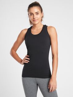 Momentum Tank | Athleta Workouts At The Gym, Gym Studio, Hot Pink Tank, Green Long Sleeve Top, At The Gym, Pink Tank Top, Black Tank, White Tank Top, White Tank