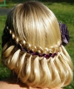 #Hairdo for long hair Easy Hairstyles For Medium Hair, Beautiful Braids, Fancy Hairstyles, Hairdo For Long Hair, Amazing Hair, Bridal Hairstyles, Hair Rollers, Plaits, Hair Braids