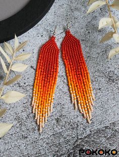 Fringe Beaded Earrings, Boho Earring, Beaded Earrings Native, Beaded Earrings Diy, Luxury Earrings, Beaded Jewelry Patterns, Earrings Long, Seed Bead Earrings, Fringe Earrings