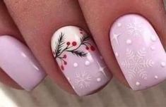 Early December Nails, Christmassy Nails, Christmas Nails Art, Christmas Nails Designs, Fancy Nail Art, Xmas Nail Art, Manicure Nail Designs, Sassy Nails, Finger Nail Art