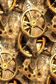 an image of many gears that are in the shape of a wallpaper or background