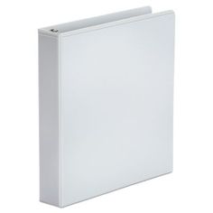 a white binder on a white background