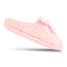 These Jessica Simpson slippers are the perfect present for your favorite little princess. These ultra-soft slip-on clogs are meant to be worn indoors on a daily basis. And there's no doubt she is going to want to wear these slippers every single day with their gentle memory foam, warm Faux Shearling material, and satin bow detail. There's no need to worry about her sliding around in these house shoes, with a non-skid anti-slip sole that is meant for wear and tear. You can be sure she will be the Super Soft Pink Slip-on Slippers, Cute Soft Synthetic Slippers, Fluffy Synthetic Slippers For Indoor Use, Pink Synthetic Winter Slippers, Winter Slippers With Soft Sole And Synthetic Material, Winter Synthetic Slippers With Soft Sole, Winter Slippers With Soft Sole In Synthetic Material, Pink Plush Lined Winter Slippers, Pink Winter Slippers With Plush Lining