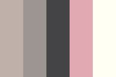 the color scheme is pink, grey and white