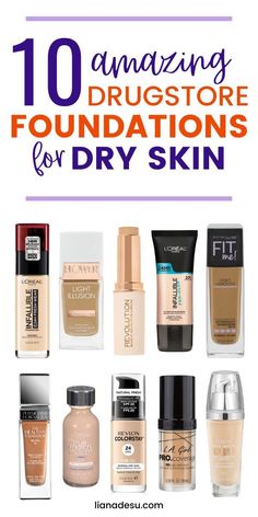 How To Choose Foundation, Foundations For Dry Skin, Best Foundation For Dry Skin, Dry Skin Makeup, Foundation For Dry Skin, Moisturizing Foundation, Makeup Tip