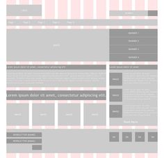 an image of a pink and gray web page