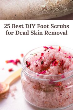 Pamper your feet with these 25 best DIY foot scrub recipes designed to remove dead skin and leave your feet feeling soft and refreshed. From sugar scrubs to luxurious homemade foot soaks, these easy-to-make recipes use natural ingredients to exfoliate and rejuvenate tired feet. Perfect for a home spa day, these DIY foot scrubs are the ultimate way to care for your feet. Discover the best foot scrub recipe for smooth, healthy feet! Homemade Foot Soaks, Foot Soak Recipe, Foot Soaks, Handmade Soap Recipes, Dead Skin Removal, Foot Scrub