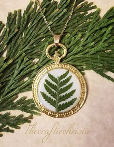 Free Shipping-Pressed Fern Necklace-Real Flower Necklace-Botanical Necklace-Real Flower Jewelry-Terrarium Necklace-Antique Jewelry Necklace by Thecraftiechristie on Etsy Nature-inspired Flower Necklace With Pressed Flowers For Gifts, Nature-inspired Flower Necklaces With Pressed Flowers, Resin Flower Necklace, Nature-inspired Green Necklace With Pressed Flowers, Handmade Resin Necklaces With Nature-inspired Style, Botanical Necklace, Pressed Fern, Fern Necklace, Real Flower Necklace