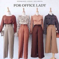 Women's Office, Work Clothing, Everyday Fashion Outfits, Casual Day Outfits, Classy Work Outfits, Classy Casual Outfits, Stylish Work Outfits, Easy Trendy Outfits, Fashion Attire