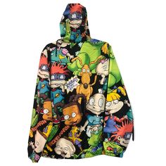 Members Only X Nickelodeon Rugrats Jacket. Brand new with tags Sales Terms: Feel Free to ask any questions about this listing before buying. 2. Please let us know if there are any issues/problems with your order, Customer satisfaction is important to me and I'll work hard to find the best solution. So please contact me prior to leaving neutral or negative feedback. 3. The only items and accessories include in this sale are the ones shown in the photos. No additional items or components are inclu Trendy Cartoon Print Outerwear For Streetwear, Streetwear Long Sleeve Outerwear With Character Print, Streetwear Outerwear With Character Print, Long-sleeve Character Print Streetwear Outerwear, Trendy Hooded Outerwear With Cartoon Print, Hooded Character Print Fall Outerwear, Pop Culture Long Sleeve Outerwear For Streetwear, Winter Cartoon Print Outerwear For Streetwear, Cotton Cartoon Print Streetwear Outerwear