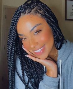 _Explore the timeless elegance of African braids in 2024. Versatile, protective, and effortlessly chic, this trend blends tradition with modern style for any occasion. Cute Braids Hairstyles, Braids For Summer, Simple Cute Hairstyles, Braids Hairstyles Ideas, Vacation Hair, Faux Loc, Cute Braids, Beauty Tutorial, Hairstyles For Girls